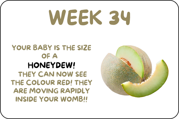 Baby Week 34 development